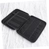 Angoily Usb Flash Drive Organizer Case Eva Storage Bag for Thumb Drives Portable Travel Pouch for Electronics Accessories Shockproof Compact Black Design view 4