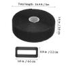 FOYTOKI 1roll Self-Adhesive Hook and Straps with Buckles for Securing Cables Cord Organization and Storage view 2