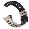 BUDAY For Garmin Instinct 2 Band, Soft Silicone Watchband Replacement For Garmin Instinct Tide/Esports/Solar/Tactical Smartwatches Tundra/Black view 1
