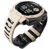 BUDAY For Garmin Instinct 2 Band, Soft Silicone Watchband Replacement For Garmin Instinct Tide/Esports/Solar/Tactical Smartwatches Tundra/Black view 2