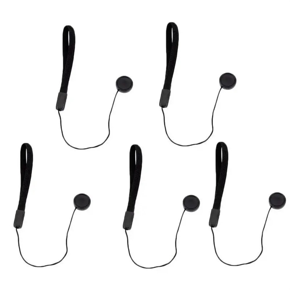 HDFJHSCN 5pcs Lens Cover Anti Lost Rope Len Cap Hand Wrist Strap String Camera Leash Lanyard for DSLR SLR Camera Holder Rope Hanging Cord