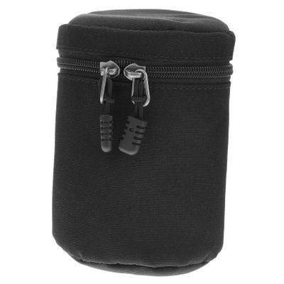 Hemobllo Professional Camera Lens Bag Dslr Case Padded Lens Pouch Shockproof Scratchproof Easy Storage for Photography Gear