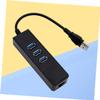 BRIGHTFUFU Mbps USB Ethernet Adapter USB for Laptop Desktop Fast Ethernet Network Card Port Hub Support Systems view 4