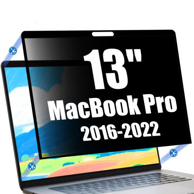 Ceydebne Nano-Suction Privacy Screen Protector for MacBook Pro 13 Inch (2016-2022, M1, M2) Removable Laptop Privacy Screen Shield Ultra-Thin Design