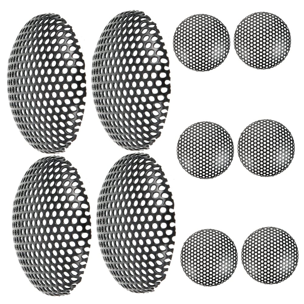 Abaodam 10pcs Small Grille Microphone Cover Mesh Net for Dynamic Mic Easy Install Remove