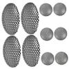 Abaodam 10pcs Small Grille Microphone Cover Mesh Net for Dynamic Mic Easy Install Remove view 1