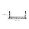 ORFOFE Wire Storage Rack Cable Management Under Desk Cord Holder Tidy Desk Appliance Cord Winder view 2