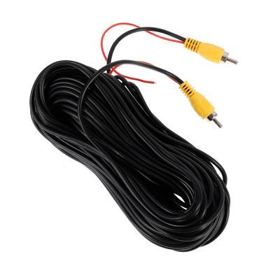SOLUSTRE Car Parking Backup Camera Cable Audio Video Signal Rear View Mirror Accessories for Car Easy to Install Backup Camera Cable