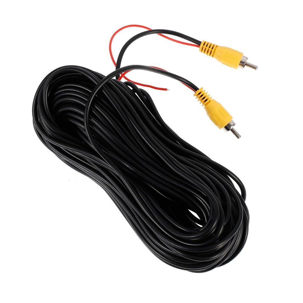 SOLUSTRE Car Parking Backup Camera Cable Audio Video Signal Rear View Mirror Accessories for Car Easy to Install Backup Camera Cable