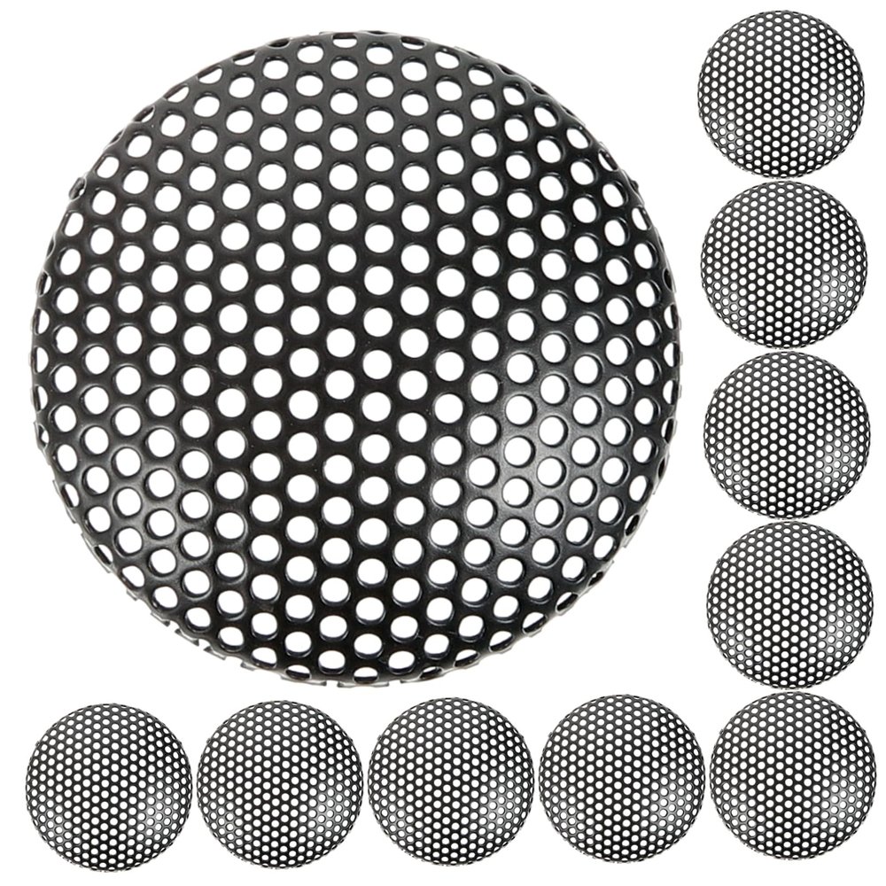 BIUDECO Professional Metal Mesh Head for Microphone 10pcs Replacement Grille Cover