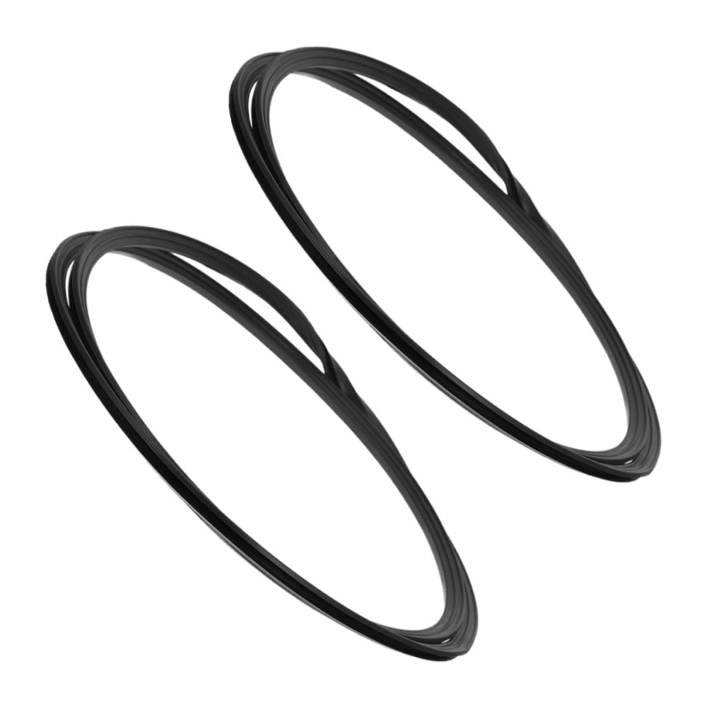 Salon Chair Rubber Base Ring 2Pcs Anti Slip Floor Protection Gasket