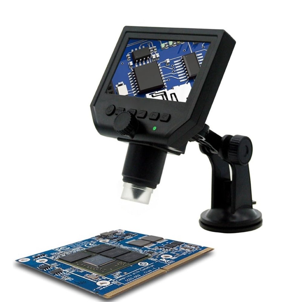 JOEBO Microscope Kit 38MP HDMI-Interface Digital Soldering Microscope 130x Zoom Lens USB Microscope Microscope Lens Adapters(G600 Microsco)