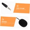 Abaodam 8pcs Clip Lavalier Microphones Wired Microphones for Smartphones Portable Mics for Interviews Teaching and Live Streaming Design Excellent Sound Clarity view 3