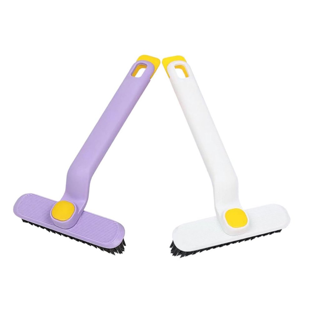 IWOWHERO 2pcs Unique Rotating Design Cleaning Brush for Window Grooves Tracks and Reach Areas