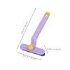 TOGEVAL 2pcs Rotating Crevice Brush Groove Gap Cleaner Tools for Bathroom Kitchen Window Groove and Small Spaces Cleaning Brush view 2