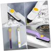 TOGEVAL 2pcs Rotating Crevice Brush Groove Gap Cleaner Tools for Bathroom Kitchen Window Groove and Small Spaces Cleaning Brush view 3