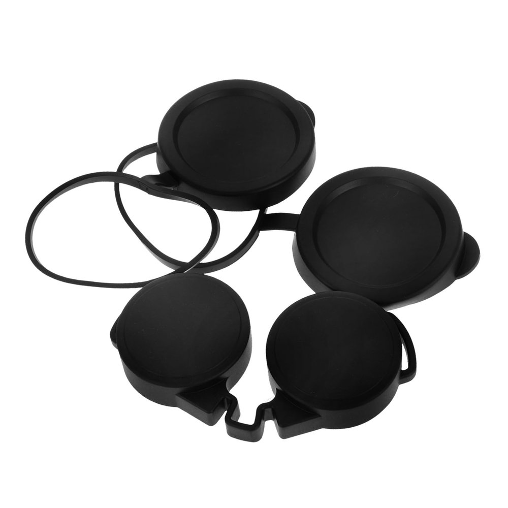 ibasenice 3pcs Binocular Lens Cap Scope Cover Flip up Lens Protector for Binoculars Telescopes