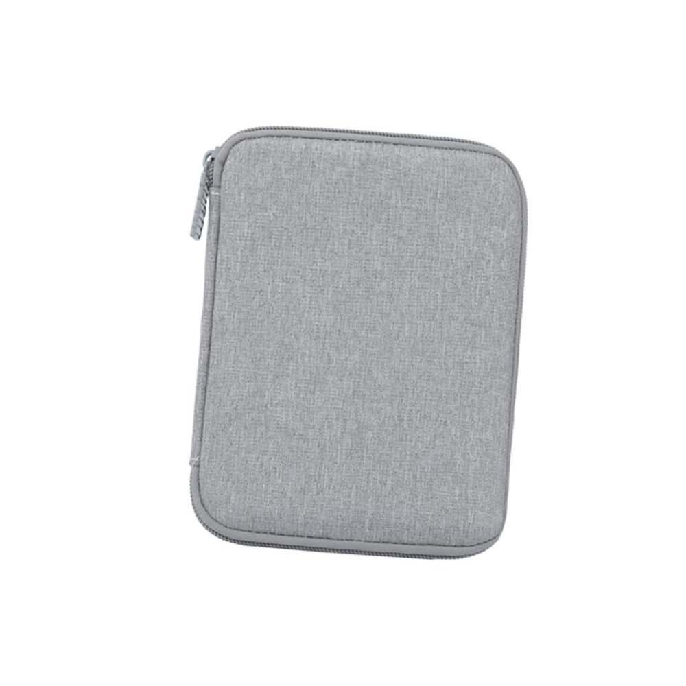 ARTIBETTER Mini Size Digital Accessories Storage Bag Travel Cable Organizer Pouch Cable Earphone Compartments Grey