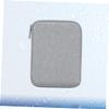 ARTIBETTER Mini Size Digital Accessories Storage Bag Travel Cable Organizer Pouch Cable Earphone Compartments Grey view 2
