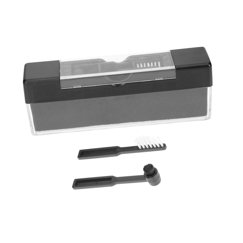 CIYODO 1set Record Brush Vinyl Record Cleaner Easy Clean Design for Turntable Maintenance