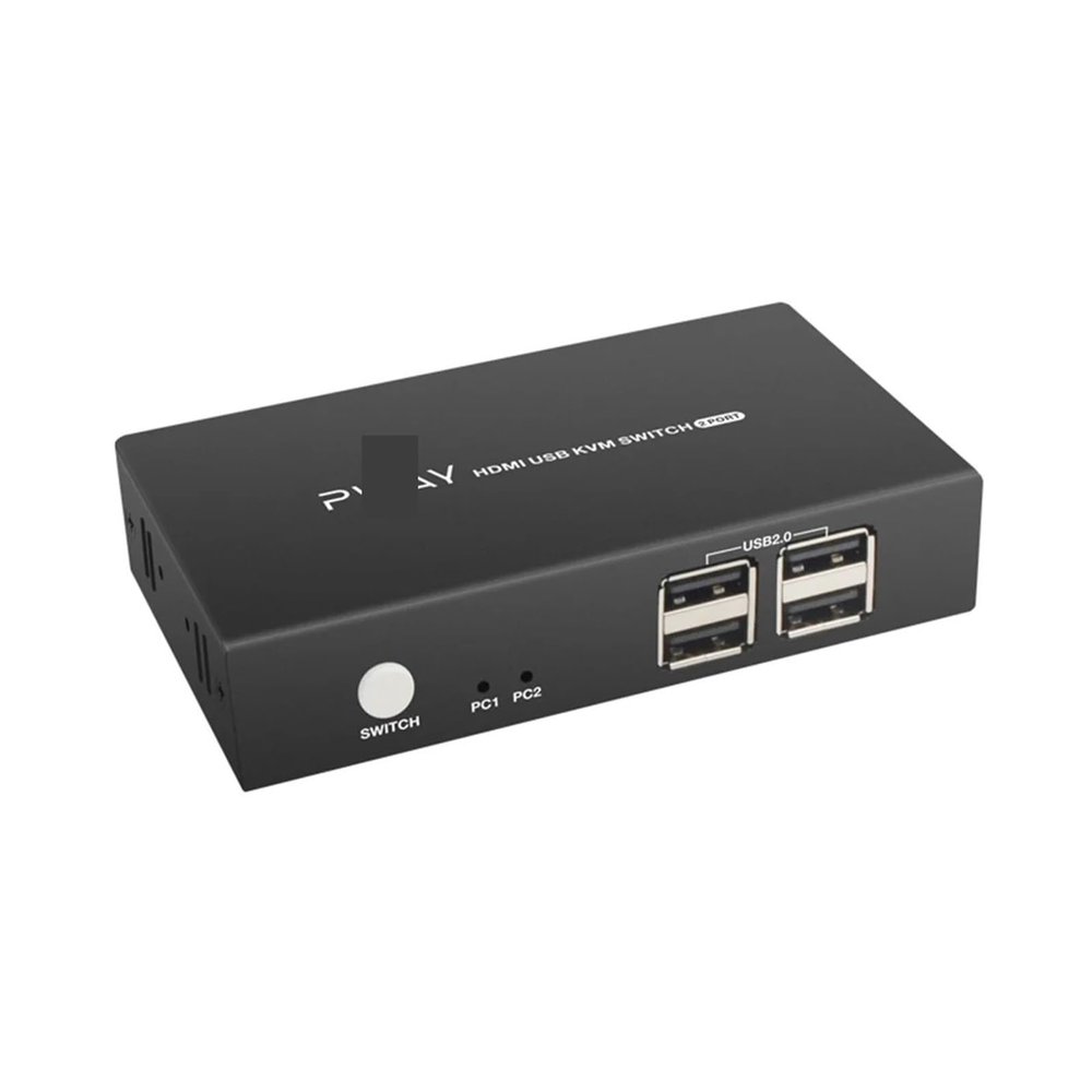 L6AS0F7 KVM HDMI Switch Supports 4k@30hz USB2.0 Splitter Box for Keyboard Mouse Monitor USB Adapter Printer Switch HDMI and USB