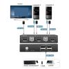L6AS0F7 KVM HDMI Switch Supports 4k@30hz USB2.0 Splitter Box for Keyboard Mouse Monitor USB Adapter Printer Switch HDMI and USB view 2