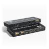 L6AS0F7 8K@60Hz USB C KVM Switch 2 Port 4K@120Hz,USB C KVM Switch for 2 Computers with 3 USB 2.0 Ports & Microphone Audio,2 USB-C Cables(USBC to DP) view 1
