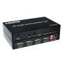 D3LX0Z1 4K 60hz 2x2 HDMI Switch Splitter 2 in 2 4 Out 2x4 HDMI Switcher 3.5mm Audio Extract 3D Video Converter Dual TV 2 3 or 4 Display(4K 60hz 2x4) view 1