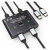 D3LX0Z1 Bi-Directional 8K@60Hz USB C Switch for 2 Computer,4K@120Hz USB C KVM Switch Splitter,for 100W Charge+10Gbps Data+Video Transfer(C201) view 2