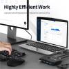 L6AS0F7 Unnl*Ink USB KVM Switch USB 3.0 2.0 Switcher KVM Switch Selector Printer Sharer for 2 Computer Share Keyboard Mouse Printer Udisk(USB 3.0) view 3