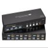 D3LX0Z1 Na*vceker 8K HDMI KVM Switch 2 Monitors 4 Computers 4K 144Hz Dual Display 4x2 USB 3.0 KVM Switch for 4 PC Share Keyboard Mouse(US Power Plug) view 1