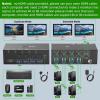 L6AS0F7 8K HDMI KVM Switch 2 Monitors 4 Computers, KCEVE USB 3.0 KVM Switcher with EDID Emulator for 4 PC Share Mouse Keyboard Monitor(842 AU Power Plug) view 2
