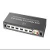 Y0S3QZ1 HDMI2.1 8K 4x2 Matrix Switch Extractor 4K@120Hz CEC HDMI-Compatible Audio Converter Splitter Adapter to Optical TOSLINK SPDIF RL(EU Adapter) view 1