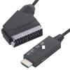 D3LX0Z1 1m Switch Converter Scar*t to HDMI-Compatible 1080P Video Audio Converter Adapter DC 5V Micro USB Cable Accessories for HDTV/DVD view 4