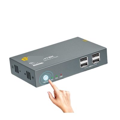 L6AS0F7 2 Port KVM Switches with 4K@60Hz USB 2.0 /USB 1.1 2 Computers 1 Monitor KVM Switch Plug and Play Support Hotkey Switching