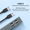 L6AS0F7 2 Port KVM Switches with 4K@60Hz USB 2.0 /USB 1.1 2 Computers 1 Monitor KVM Switch Plug and Play Support Hotkey Switching view 4