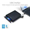 Asus ZenDrive V1M External DVD Drive and Writer with Integrated Cable Storage Design, USB-C Interface, Win 11 and macOS Compatible, M-Disc Support (SDRW-08V1M-U) view 3