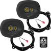 KICKER Speakers 6X9 inch for Toyota Sienna 2021-2023 Upgrade Kit - Pair of CS Series with Adapters and Harness, Car Audio Front Door Speaker CSC6934, 46CSC6934 view 1
