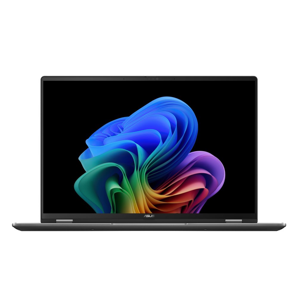 ASUS Vivobook 16 Flip Laptop, Copilot+ PC, 16 OLED 3K 120Hz Touch Display, Intel Core Ultra 7 256V, Intel Arc Graphics, 16GB Memory, 512GB SSD, Matte Gray, TP3607SA-DS74T