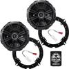 KICKER Speakers 6.75 inch for Kia Sedona 2015-2021 Upgrade Kit - Pair of DS Series with Adapters and Harness, Coaxial 6 3/4 Car Audio Front Door Speaker DSC6704, 43DSC6704 view 1