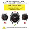 AEHON 22mm For Fenix 5 Watch Band 22mm Easy-fit Silicone Soft Sport Band Replacment For Fenix 7/Fenix 5 Plus/Fenix 6/Fenix 6 Pro Smartwatches(White/Black) view 2