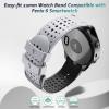AEHON 22mm For Fenix 5 Watch Band 22mm Easy-fit Silicone Soft Sport Band Replacment For Fenix 7/Fenix 5 Plus/Fenix 6/Fenix 6 Pro Smartwatches(White/Black) view 3