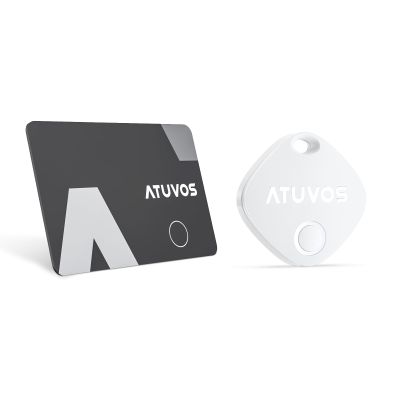 ATUVOS Wallet Tracker Card with Air Tag-1 Pack (White)
