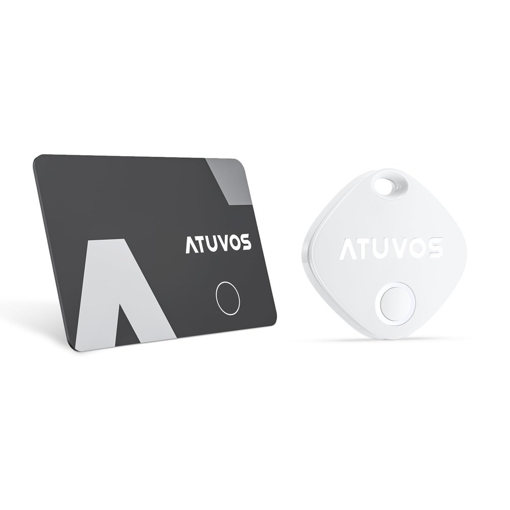 ATUVOS Wallet Tracker Card with Air Tag-1 Pack (White)