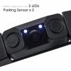 3 in 1 American car License Plate Frame Built-in Backup Camera and Parking Sensor with Water Proof Buzzer Alarm Night Vision Vehicle Safety view 3