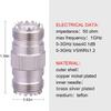 XRDS -RF 10-Pack SO-239 UHF Female to Female Coupler Connector, Double UHF Female Adapter for RF Coaxial Cable, Ham Radio, CB Radio, Antenna, and RF Applications view 2