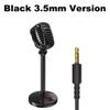 GGGUOJINN Microphone Microphone Wired Studio HD Noise Cancelling Condenser Tabletop USB 3.5mm Mircophone for Computer Professional Retro Mic (Color : Style 2) (Style 1) view 2