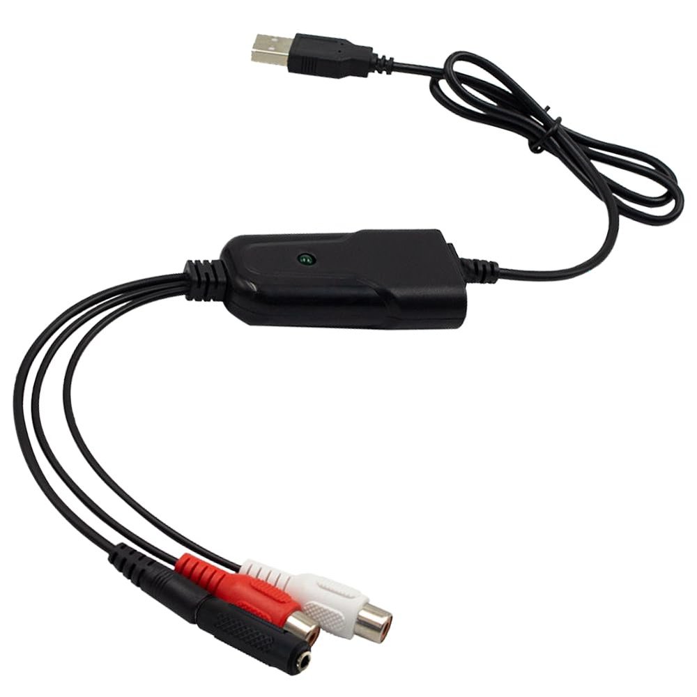 TheJuns USB 2.0 Audio Converter Grabber, RCA to USB Digital Audio Capture