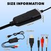 TheJuns USB 2.0 Audio Converter Grabber, RCA to USB Digital Audio Capture view 2