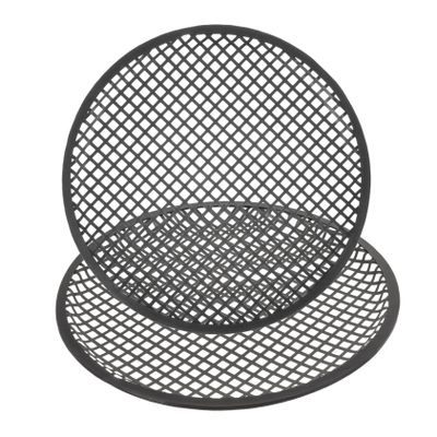 WESIEVYA 2pcs Speaker Grill Cover for Car Audio Decorative Mesh Net Audio Speaker Protection Rear Fit